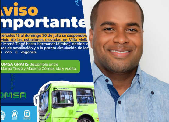 Juan Herrera llama a la ciudadanía a colaborar ante cierre temporal del Metro en Santo Domingo Norte