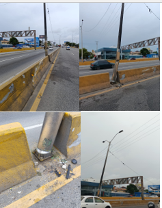 Obras Públicas anuncia cierre del túnel de Las Américas por tres horas tras impacto a poste eléctrico