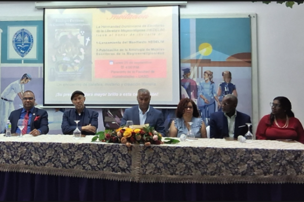 Lanzamiento de la Hermandad Dominicana de Escritores de la Literatura Mágico-Religiosa (HEDELIM) en la UASD