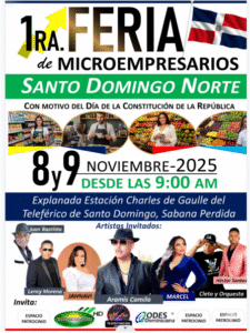 Santo Domingo Norte se prepara para celebrar la 1ra Feria de Microempresarios este fin de semana