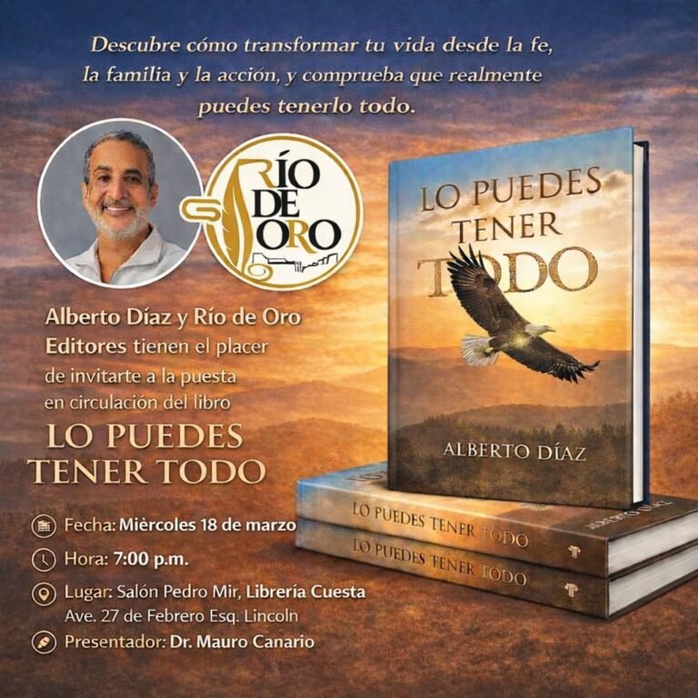 Alberto Díaz  presentará en Santo Domingo  su libro «Lo Puedes Tener Todo»