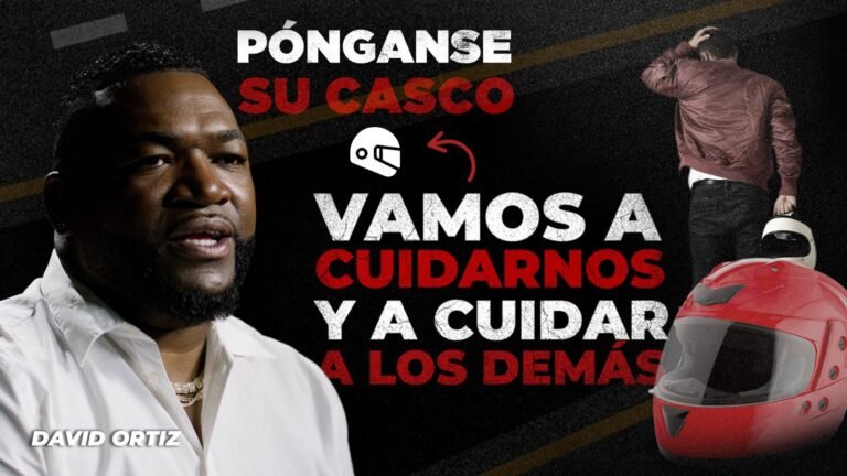 DIGESETT presenta video de concientización vial protagonizado por David Ortiz, dirigido a motociclistas