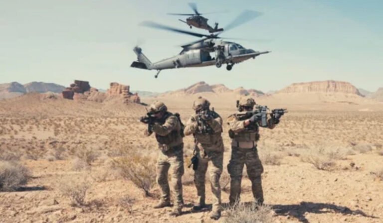 El rescate del copiloto de  Caza derribado