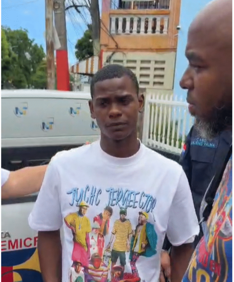 Se entrega “Negro Malo”, presunto agresor de conductor del TRAE en Santo Domingo Oeste