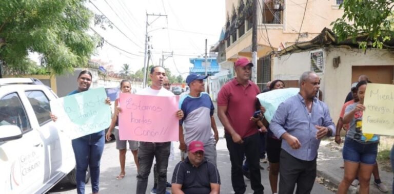 Vecinos de Sabana Perdida protestan por apagones de hasta 20 horas y alzas en facturas eléctricas